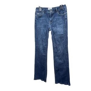 White House Black Market Blanc Women's Blue Wash Denim Jeans Size 4S Bootcut